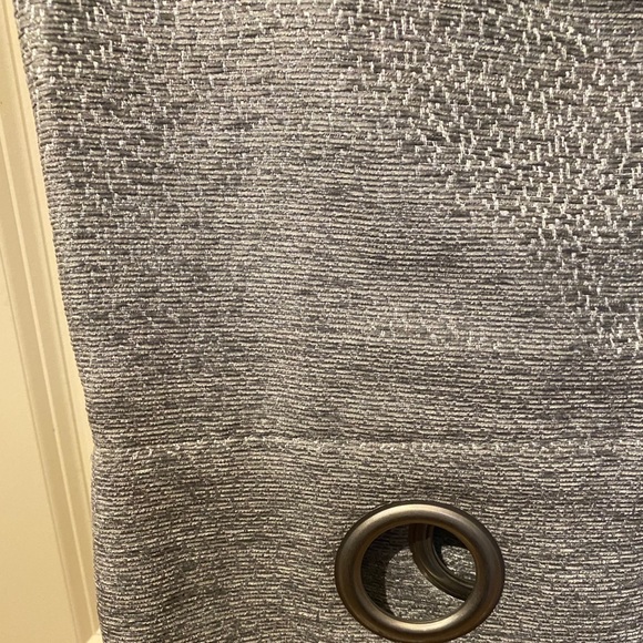 Beautiful New Gray/silver curtains by Dainty. - Picture 2 of 4
